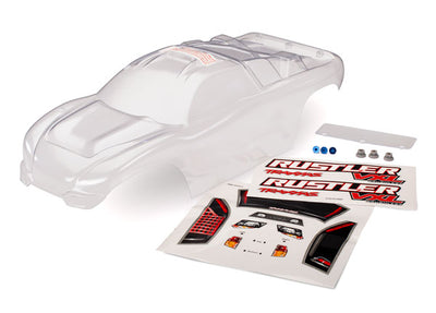 3714 Rustler 2WD Clear Body