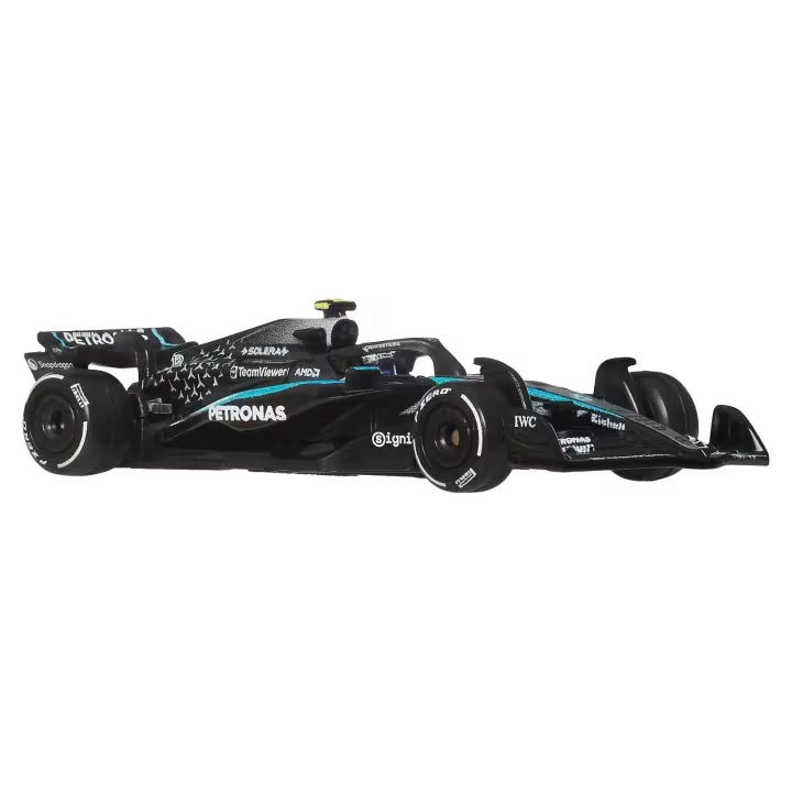 HWJMM93-4B10 HotWheels Premium 2025 2-Pack Mercedes-AMG Petronas F1 Team