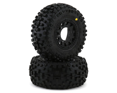 PRO118210 Badlands Front/Rear 2.2"/3.0" SC Mounted 12mm Black Raid (2)