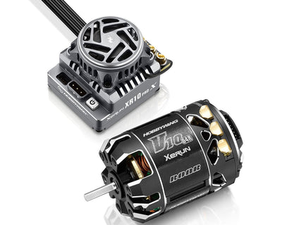HWA38020455 Hobbywing XR10 Pro G3X Stock Spec Sensored Brushless ESC/V10 G4R Motor Combo (17.5T)