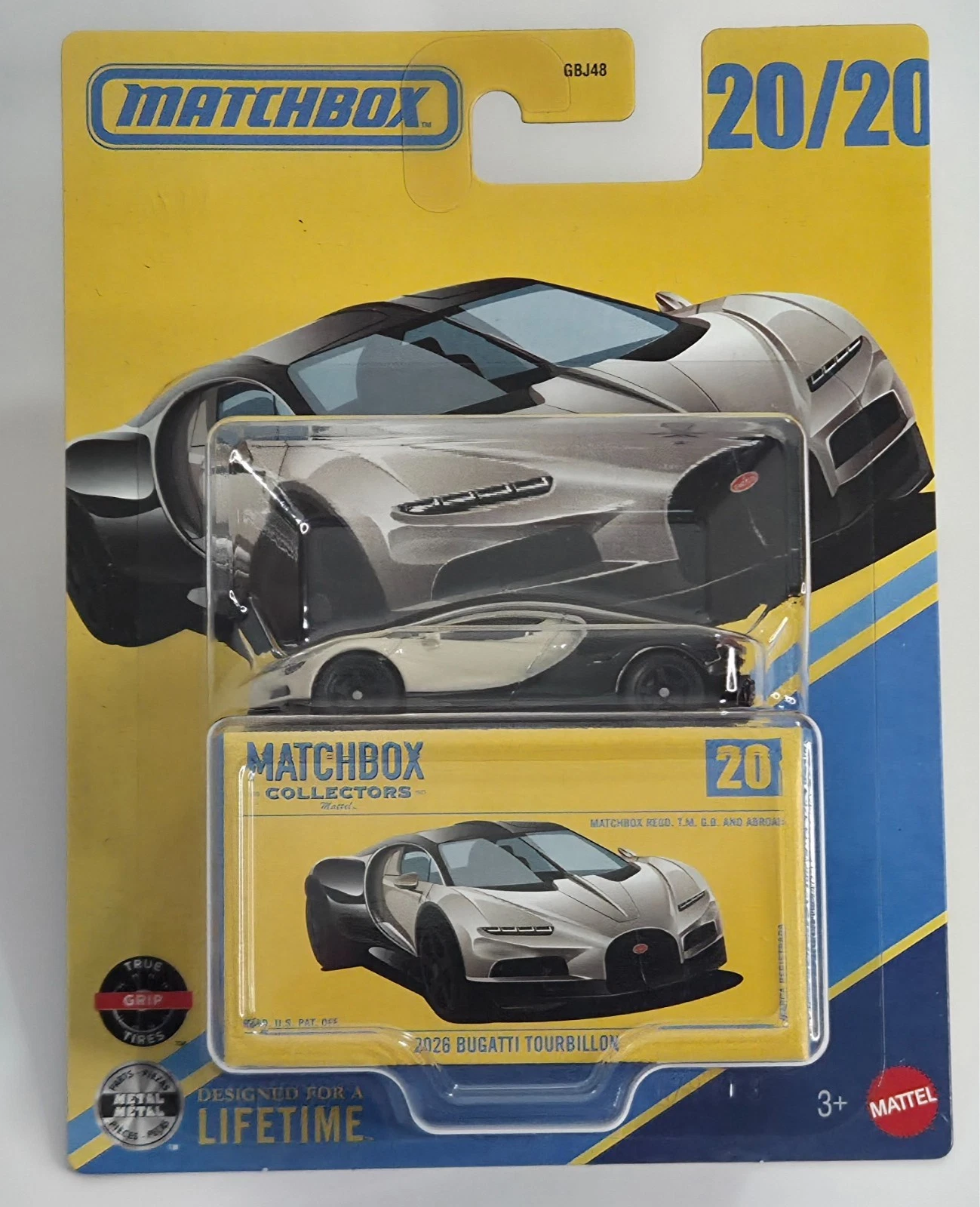 GBJ48JJV99 Matchbox 2026 Bugatti Tourbillon