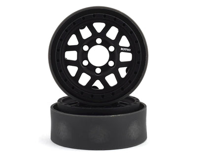VPS07740 KMC XD229 Machete V2 1.9" Beadlock Crawler Wheels (Black) (2)