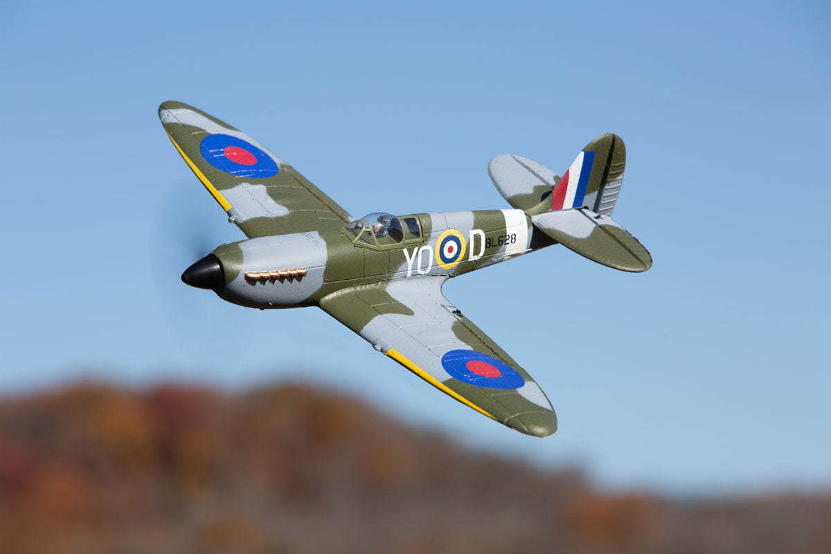 RGRA1303V3  Supermarine Spitfire Micro RTF Airplane with PASS (Pilot Assist Stability Software) System