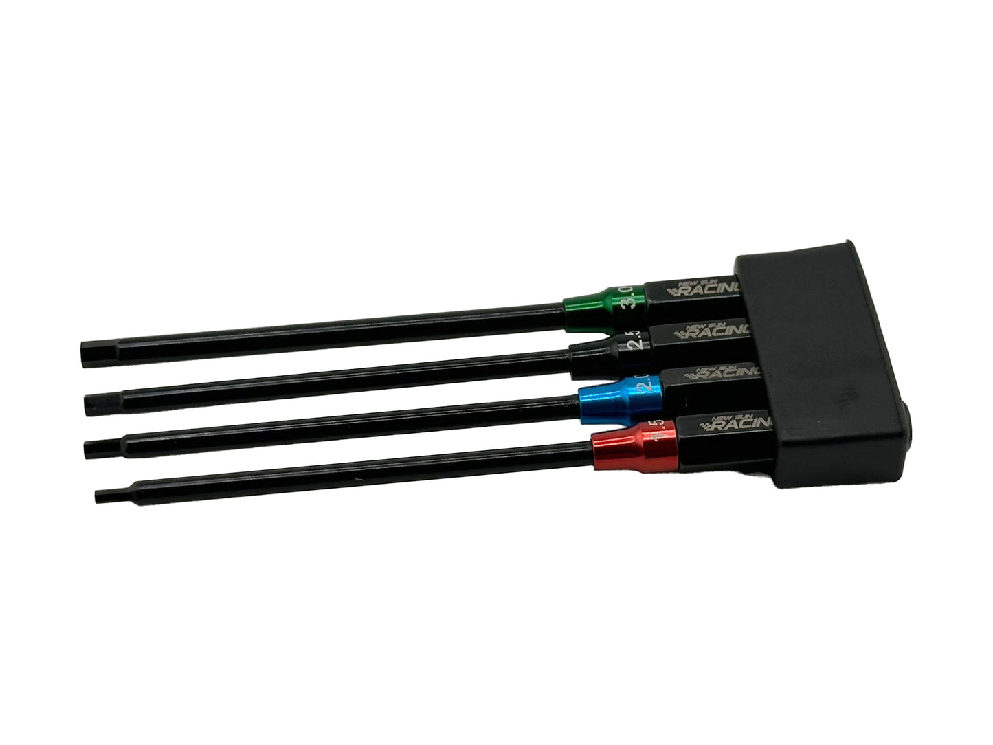 NSR-6802 Black Titanium Tips With Colorful Parts Hex 1.5/2.0/2.5/3.0 Length