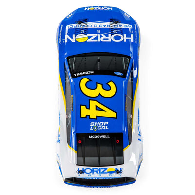 LOS1122434 1/12 4WD NASCAR RC Race Car RTR, Michael McDowell #34 Horizon Hobby 2024 Ford Mustang