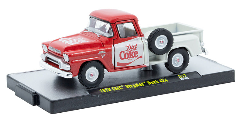 M2 Machines 52500-A57 Coca Cola 1958 GMC Stepside Truck 4X4
