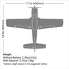 HBZ-1228 T-28 Trojan 450mm RTF with SAFE (2 Flight Batteries Included)