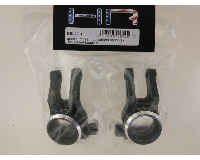 HRDBL2201 - Aluminum Rear Hub Carriers Uprights - Losi Desert Buggy XL XLe