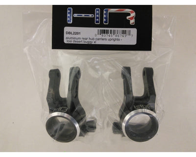 HRDBL2201 - Aluminum Rear Hub Carriers Uprights - Losi Desert Buggy XL XLe