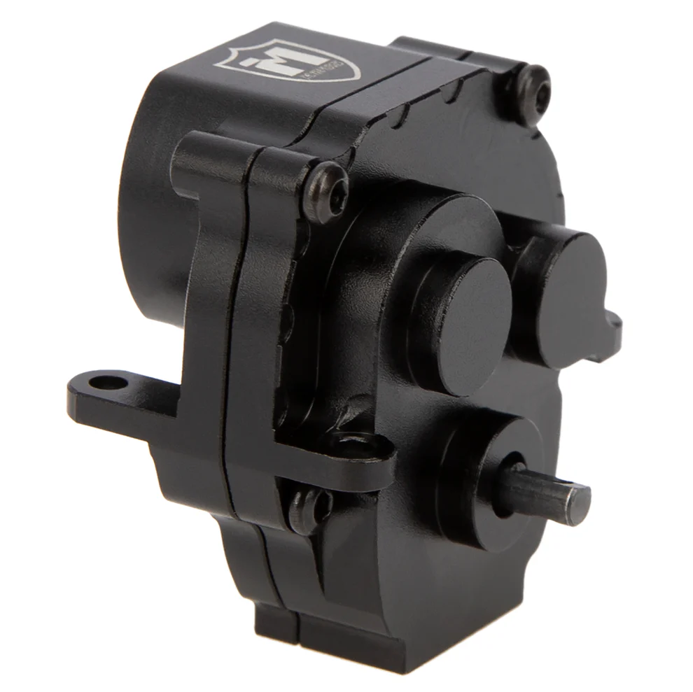 MEUS Racing TRX4M Aluminum Transmission with Steel Internal Gears (Black)