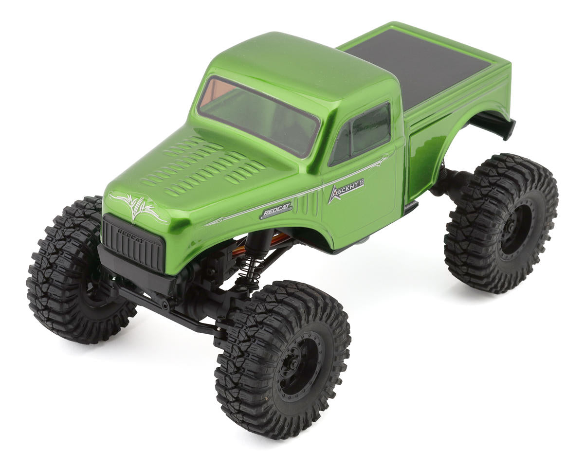 RER43483 Redcat Ascent-18 1/18 4WD RTR Brushed Rock Crawler (Green)