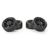 PRO1032010 1/14 Vector Tire MTD 12mm Black Velocity Wheel (4): ARRMA TYPHON GROM