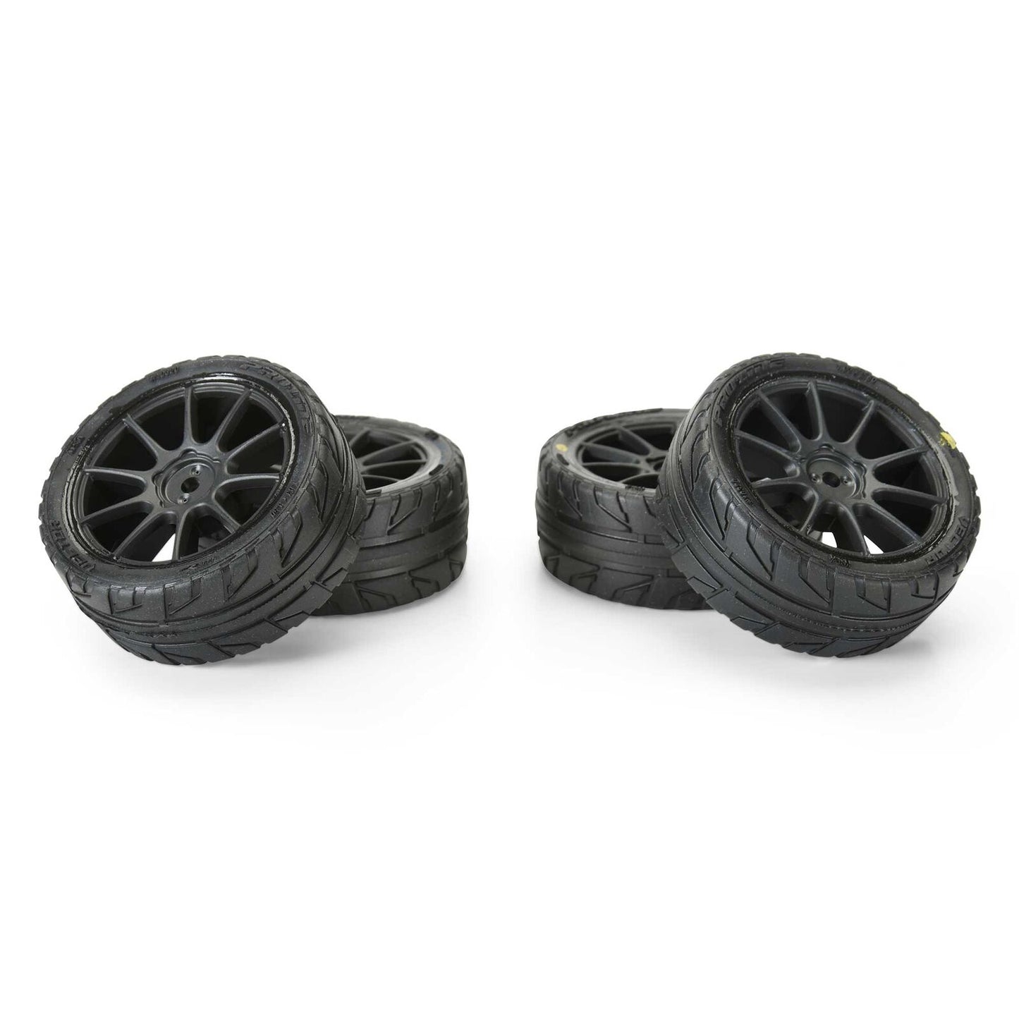 PRO1032010 1/14 Vector Tire MTD 12mm Black Velocity Wheel (4): ARRMA TYPHON GROM
