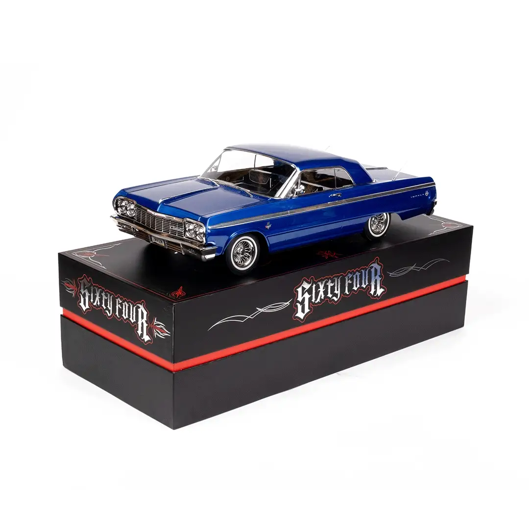 RER32895 Redcat SixtyFour Chevrolet Impala 1/10 RTR Scale Hopping Lowrider (Orange/White)