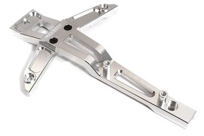 INTC30182SILVER Billet Machined Front Chassis Brace 1/10