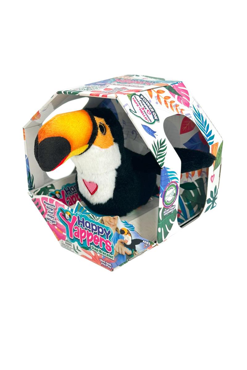 L2P 9590 Happy Yappers Chirping Plush Snap Bracelets – Bird Assortment Series 1