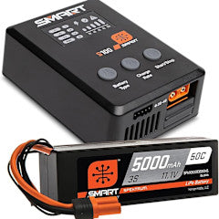 SPMX-1034 Smart Powerstage Surface Bundle: 5000mAh 3S 50C LiPo Battery (IC5) / 100W S100 Charger
