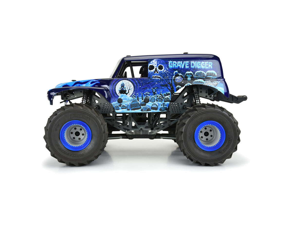 PRO359313 LMT 1/10 Grave Digger Ice Pre-Painted Body (Blue)