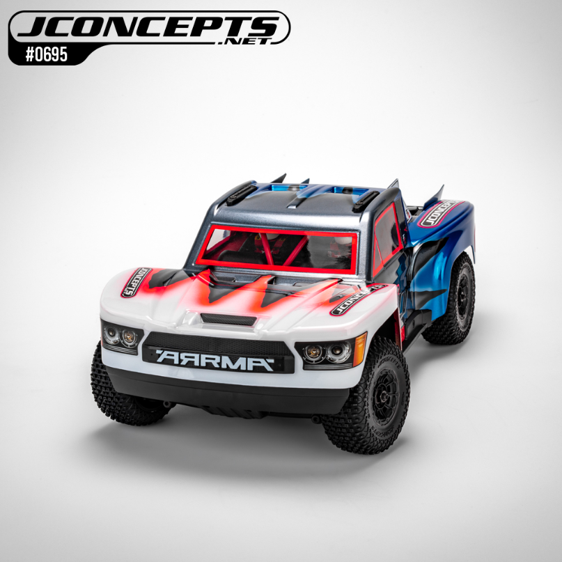 JCO0695 JConcepts Arrma Mojave Grom F2 SCT Pre-Trimmed Polycarbonate Body (Clear)