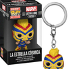 FU53894 Marvel Lucha Libre La Estrella Cosmica Keychain
