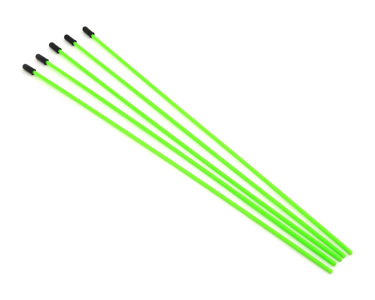 PTK8352 RC Antenna Tube w/Caps (Flo Green) (5)
