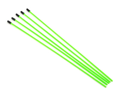 PTK8352 RC Antenna Tube w/Caps (Flo Green) (5)