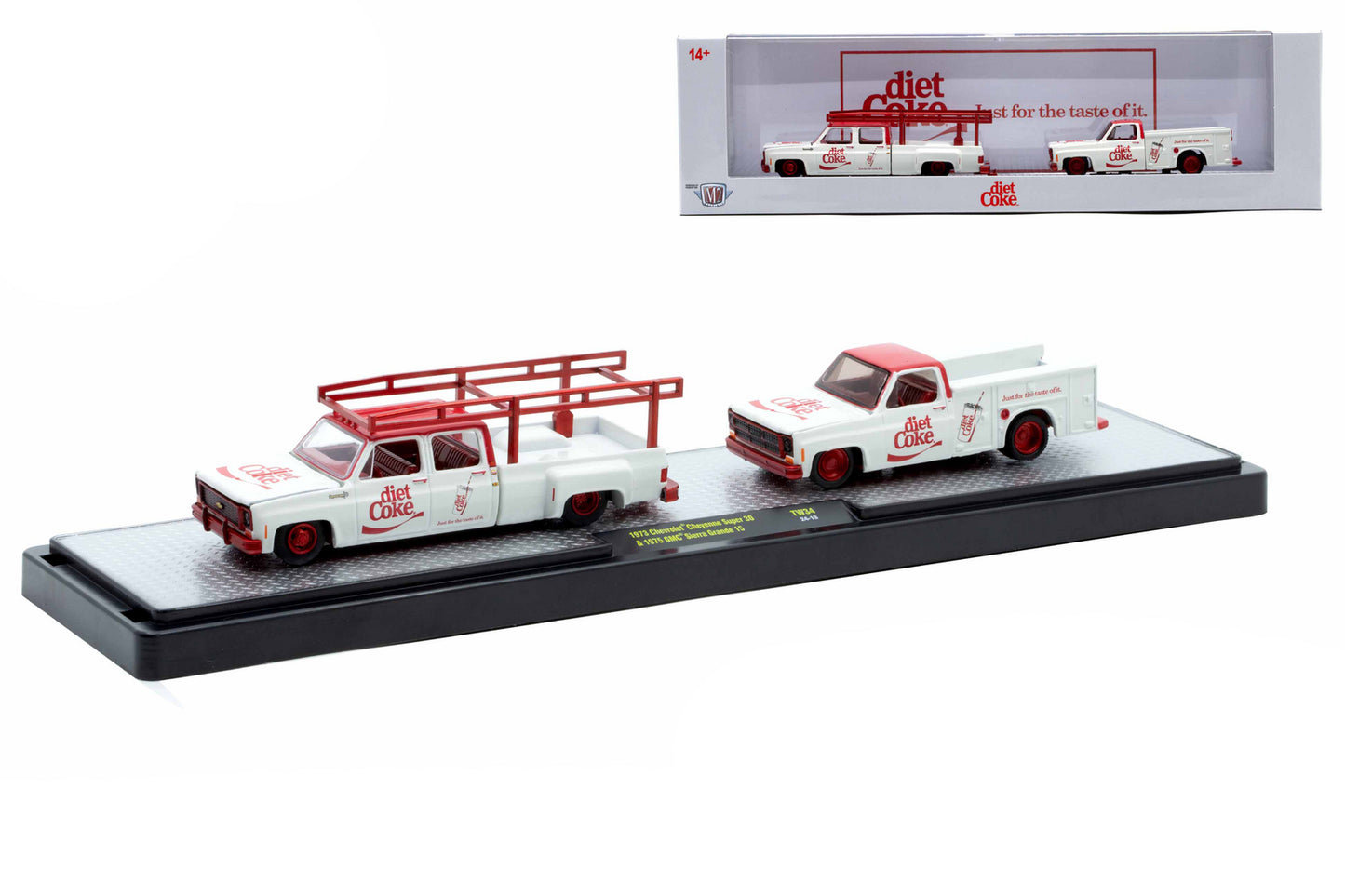 M2Machines 56000-TW34 1:64th scale Auto Haulers Diet Coke (Chevy) Pack - CHASE!