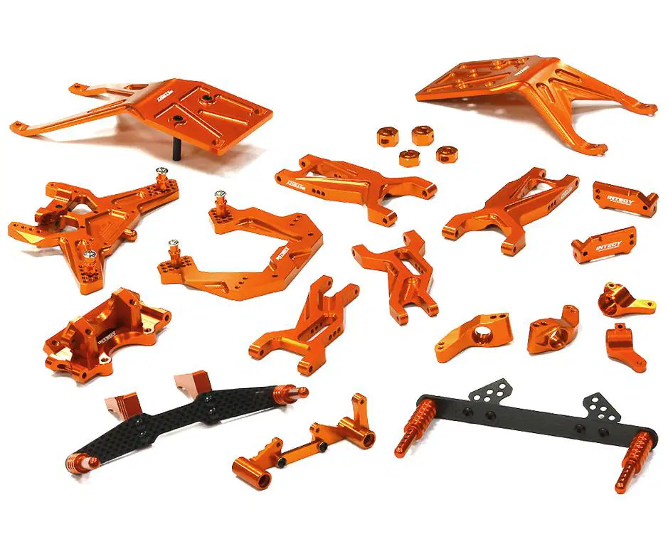 INTT8676ORANGE Billet Machined Suspension Upgrade Kit 2WD