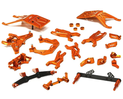 INTT8676ORANGE Billet Machined Suspension Upgrade Kit 2WD