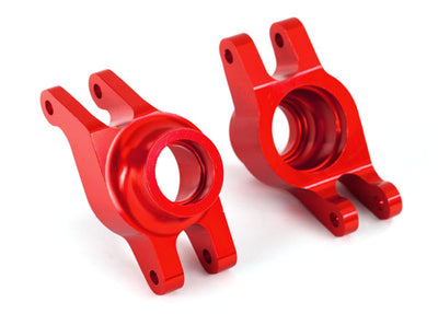 8952R  Carriers, stub axle (red-anodized 6061-T6 aluminum) (rear)