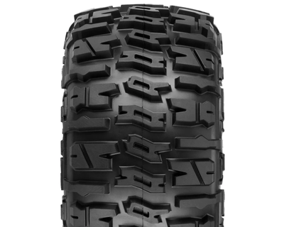 PRO1017510 Trencher LP 3.8" Pre-Mounted Truck Tires (2) (Black) (M2) w/Raid 8x32 Removable Hex Wheels