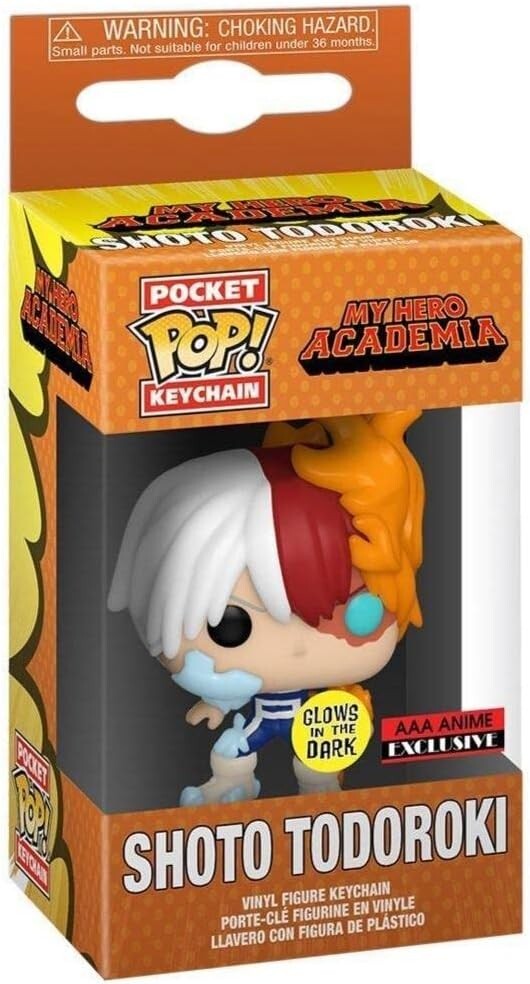 FU48887 My Hero Academia Shoto Todoroki AAA (Glow in the Dark) Keychain