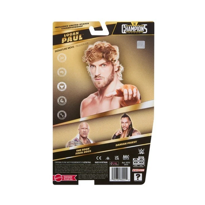 JHJ73 WWE Main Event Champions Series Logan Paul Figure