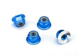 1747R Nuts, 4mm Flanged Nylon