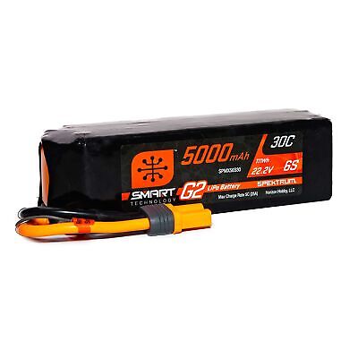 SPMX56S30 22.2V 5000mAh 6S 30C Smart G2 LiPo Battery: IC5