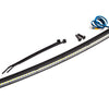 8488 LED light bar, roof (curved, high-voltage) (52 white LEDs (single row), 202mm wide)