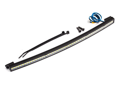 8488 LED light bar, roof (curved, high-voltage) (52 white LEDs (single row), 202mm wide)