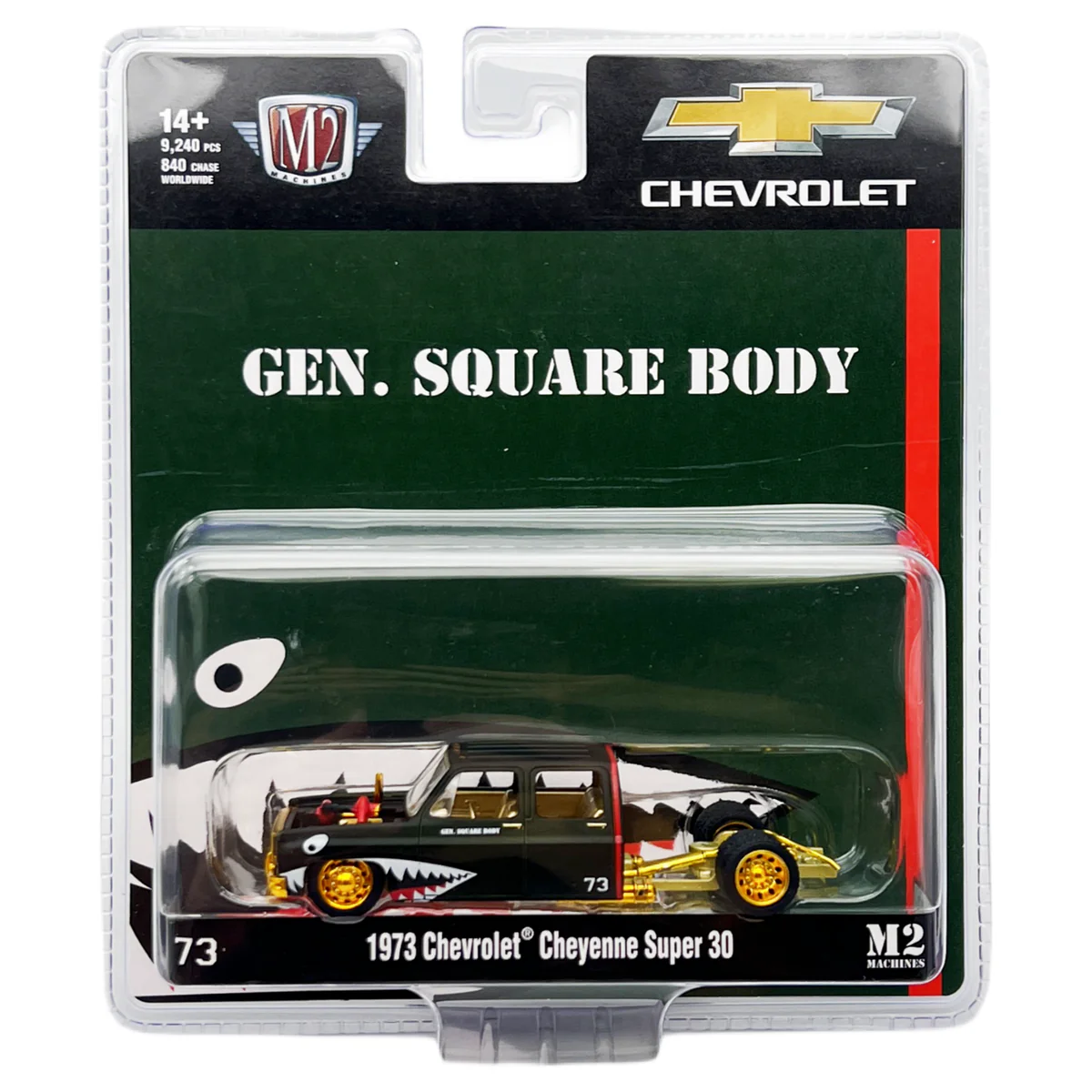 M2Machines 39000-HS01 1:64th Scale 1973 Chevrolet Cheyenne Super 30 - CHASE!