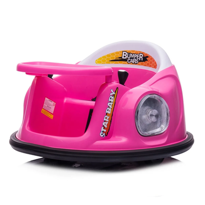 12V Bumper Cars Ride On  PINK