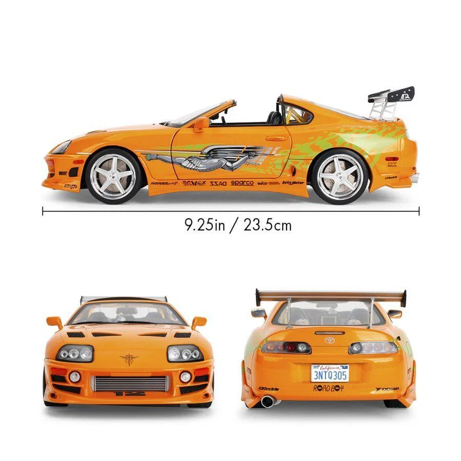 Jada 37770 1:18 Fast & Furious 1993 Toyota Supra – Orange