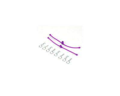 DUB2250 Body Klip Retainers w/Body Clips (Purple)
