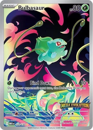 Mega Evolution Bulbasaur Promotional Card 133/132