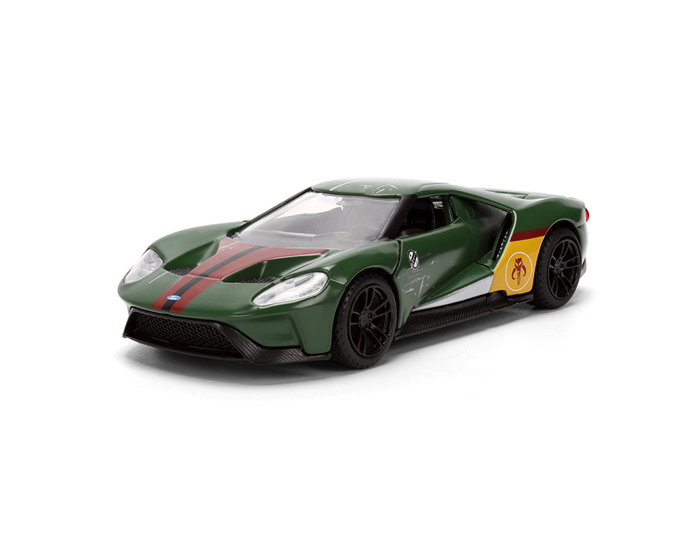 Jada 36916 1:32 Boba Fett Theme 2017 Ford GT – Green – Disney Star Wars – Hollywood Rides