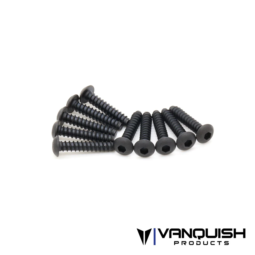 VPH112315 Vanquish Products M3 x 15 Coarse Thread Button Head - 10 pack