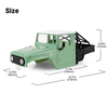 IR40-MG  INJORA IR40 Half Truck Body for 1/18 TRX4M Defender Bronco (Muted Green)