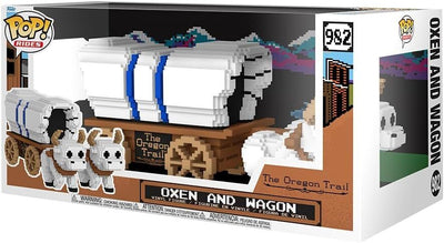 FU80280 The Oregon Trail Oxen and Wagon