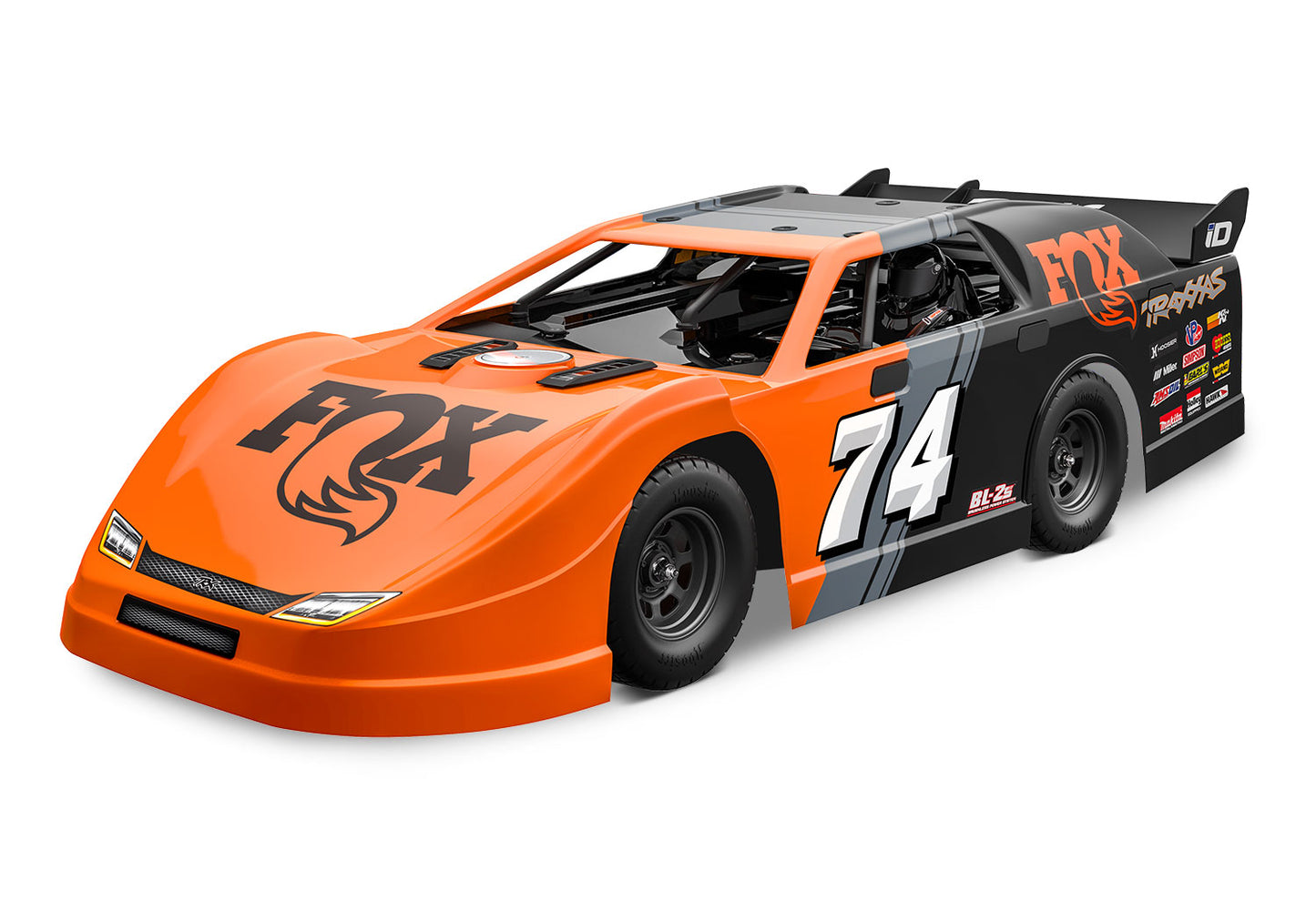 104364-74 Traxxas Slash Late Model BL-2S 2WD  Dirt Oval Racer