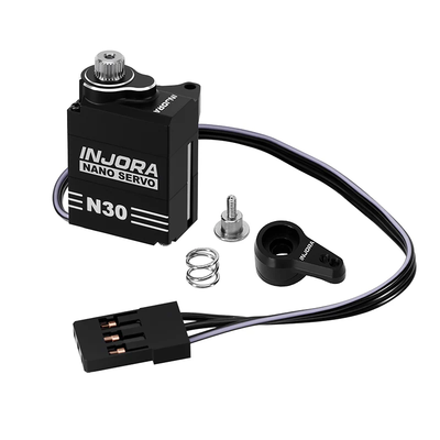 INJS-N30 INJORA Aluminum N30 NANO Servo with Servo Saver for 1/30 SCX30