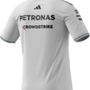 JX5795 Mercedes AMG Petronas Formula 1 2025 Men's Team Driver Authentic Jersey - White