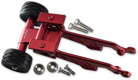 GPMMAO040R Aluminum Rear Wheelie with Wing Mount -ARRMA - Red